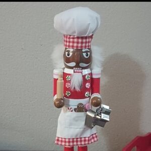 African American/Black Baker with Rolling Pin Nutcracker